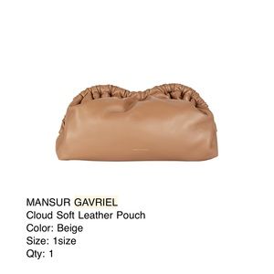 Mansur Gavriel Cloud Soft Leather Pouch